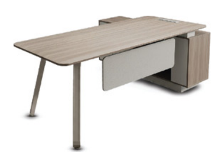 Executive Table BT010-24, meja direktur 2400 x 1600 x 750 mm